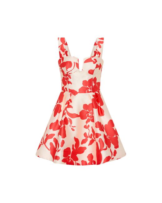 Rebecca Vallance Red Mayari Mini Dress