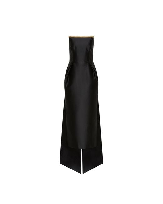 Rebecca Vallance Black Tindra Midi Dress