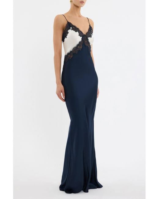 Rebecca Vallance Blue Aumoe Maxi Dress