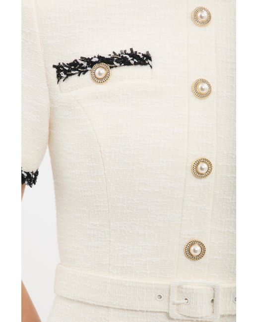 Rebecca Vallance White Jacquie Mini Dress