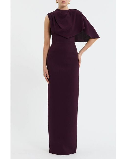 Rebecca Vallance Purple Syrah Gown