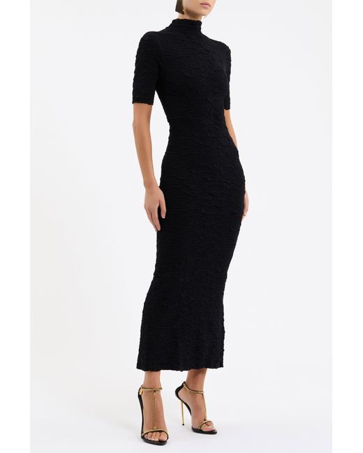 Rebecca Vallance Black Dayton Midi Dress