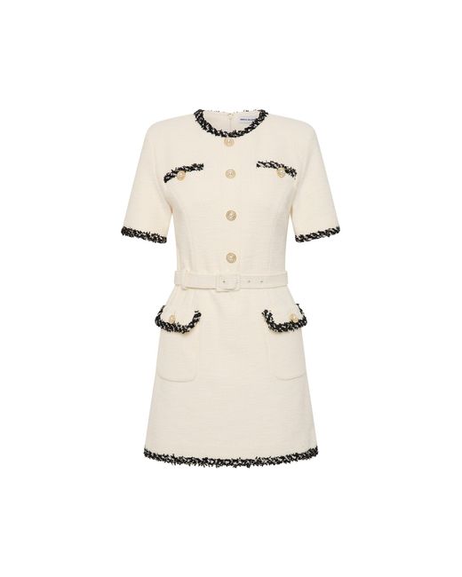 Rebecca Vallance White Jacquie Mini Dress