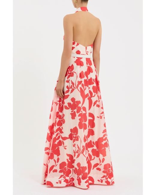 Rebecca Vallance Red Artemisa Maxi Dress