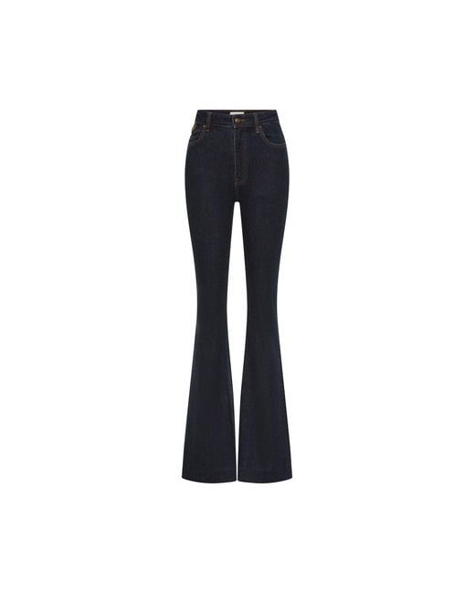 Rebecca Vallance Black Gisele Flare Jean