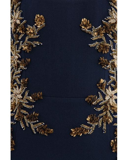 Rebecca Vallance Blue Orla Gown