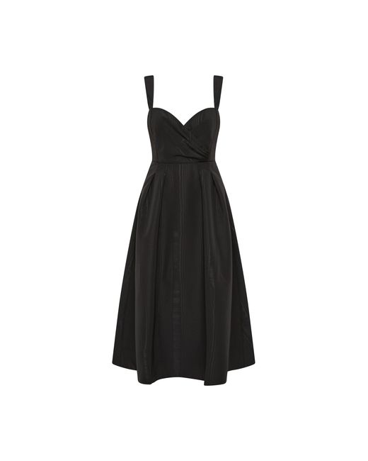 Rebecca Vallance Teles Midi Dress in Black | Lyst