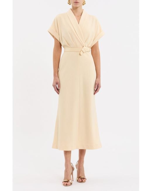 Rebecca Vallance White Rowan Midi Dress