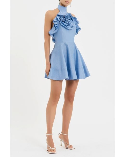 Rebecca Vallance Blue Pastèque Mini Dress