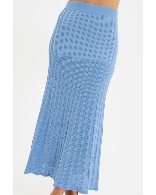 Rebecca Vallance Blue Natalie Skirt