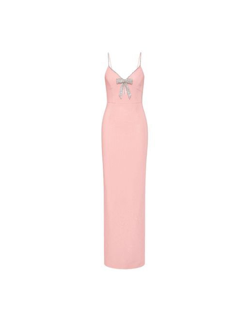 Rebecca Vallance Pink Loxley Strap Gown