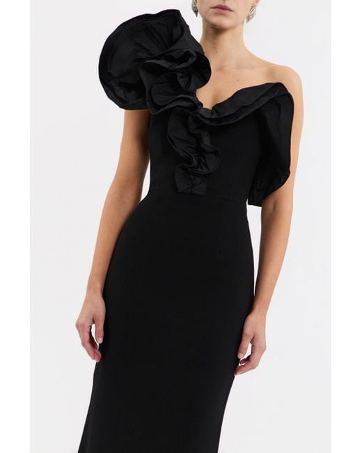 Rebecca Vallance Black Ella Gown