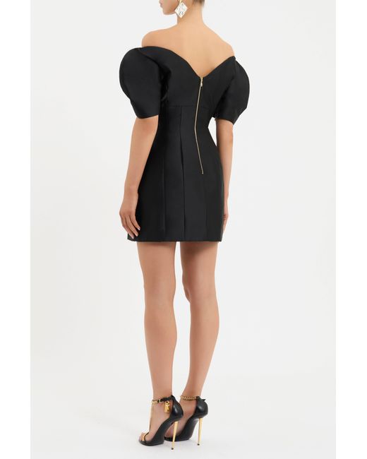 Rebecca Vallance Black Tindra Mini Dress