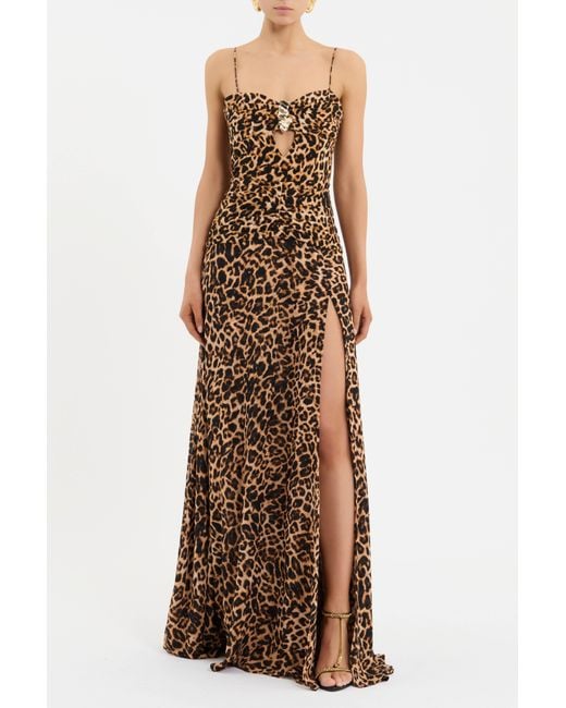 Rebecca Vallance Natural Namir Maxi Dress
