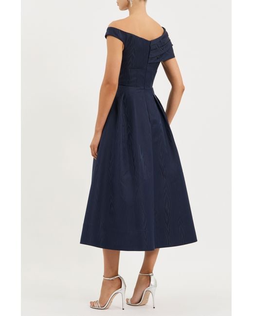 Rebecca Vallance Blue Sapphire Midi Dress
