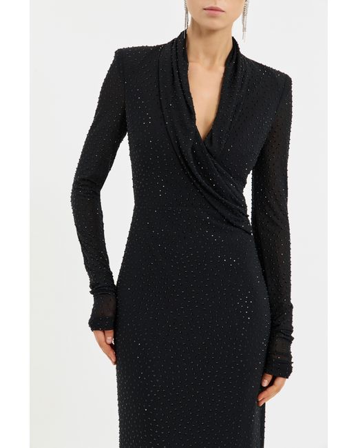 Rebecca Vallance Black Stardust Gown