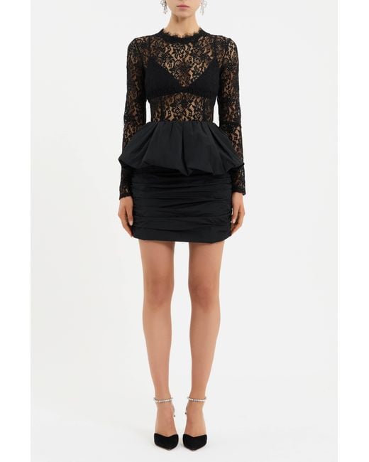 Rebecca Vallance Black Dixie Mini Dress