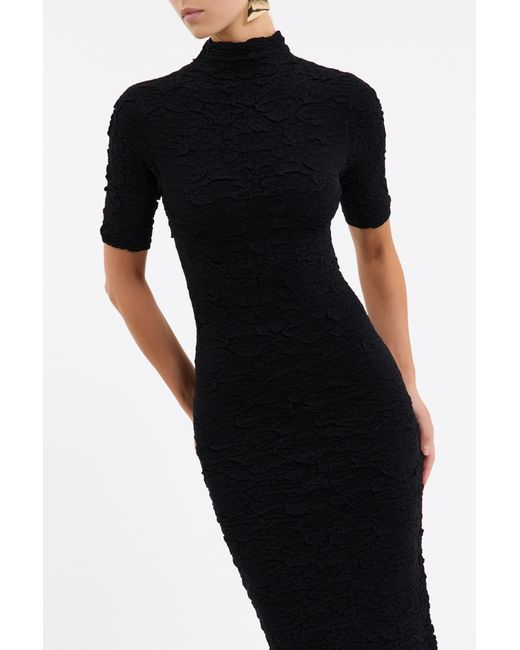 Rebecca Vallance Black Dayton Midi Dress