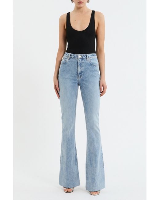 Rebecca Vallance Blue Gisele Flare Jean