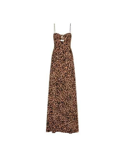 Rebecca Vallance Natural Namir Maxi Dress