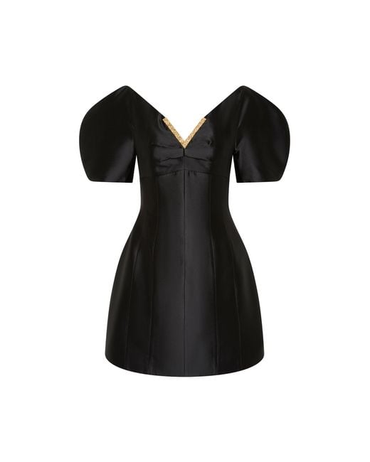 Rebecca Vallance Black Tindra Mini Dress