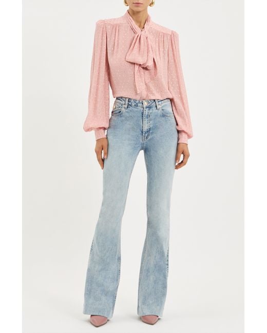 Rebecca Vallance Blue Hasina Blouse