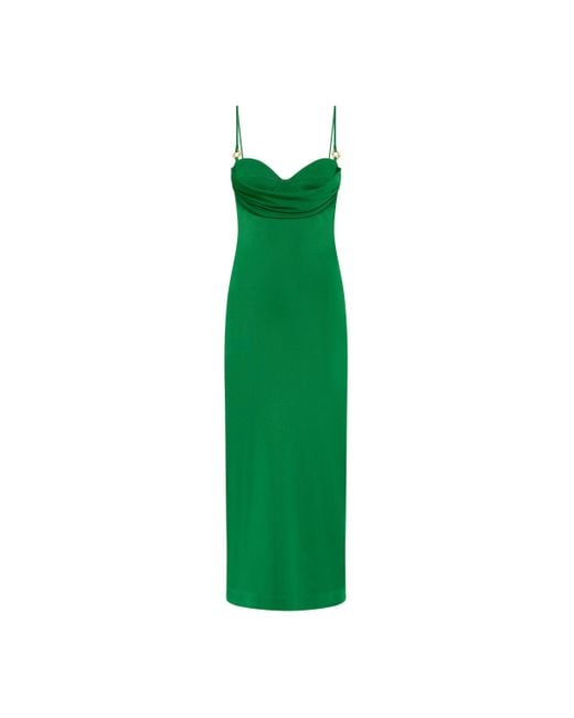 Rebecca Vallance Green Erin Midi Dress