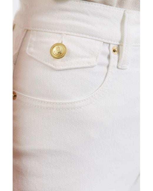 Rebecca Vallance White Gisele Flare Jean