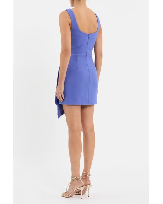 Rebecca Vallance Blue Violetta Mini Dress