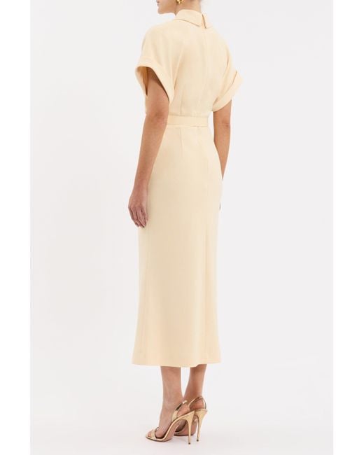 Rebecca Vallance White Rowan Midi Dress