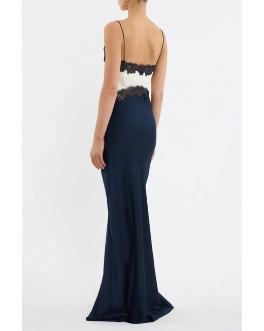 Rebecca Vallance Blue Aumoe Maxi Dress