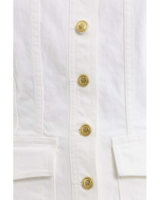 Rebecca Vallance White Aviator Jacket