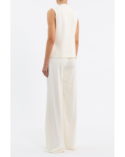 Rebecca Vallance White Blanco Vest