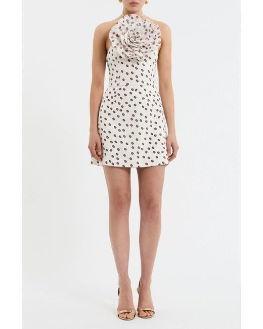 Rebecca Vallance White Candice Mini Dress