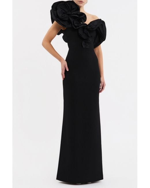 Rebecca Vallance Black Ella Gown