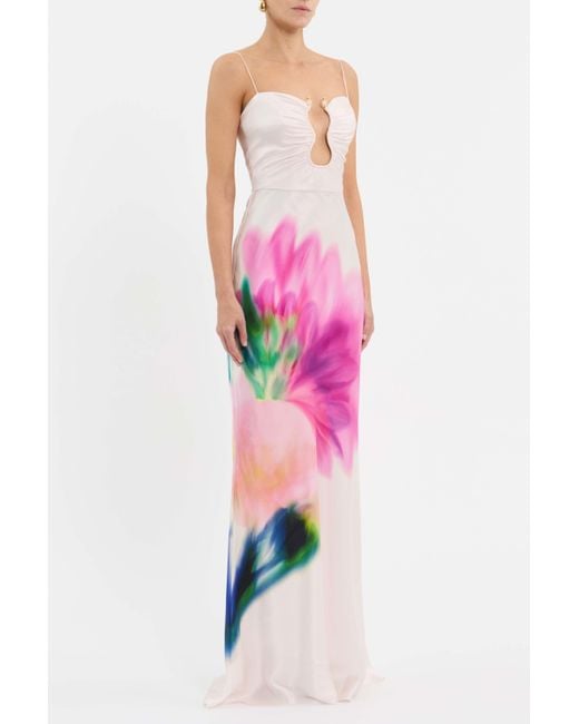 Rebecca Vallance Pink Dahlia Blossom Gown