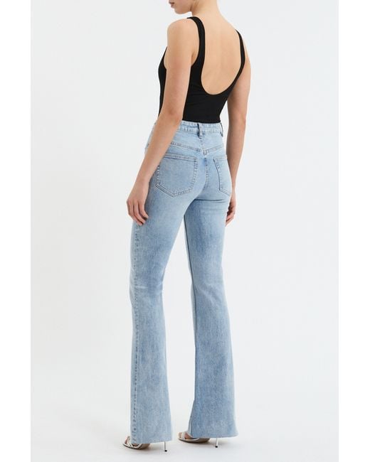 Rebecca Vallance Blue Gisele Flare Jean