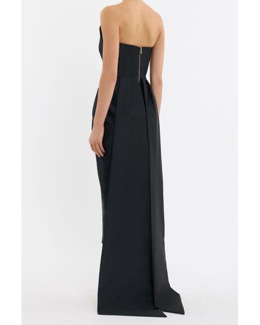 Rebecca Vallance Black Tindra Midi Dress