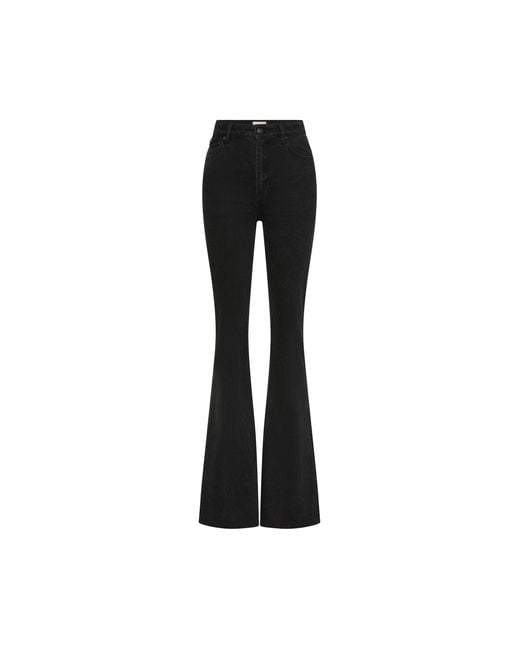 Rebecca Vallance Black Gisele Flare Jean