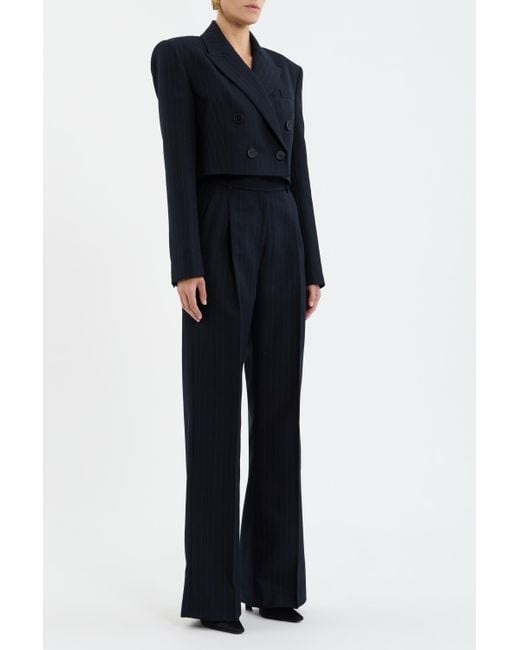 Rebecca Vallance Black Maxwell Crop Blazer