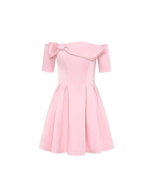 Rebecca Vallance Pink Aymee Strapless Mini Dress