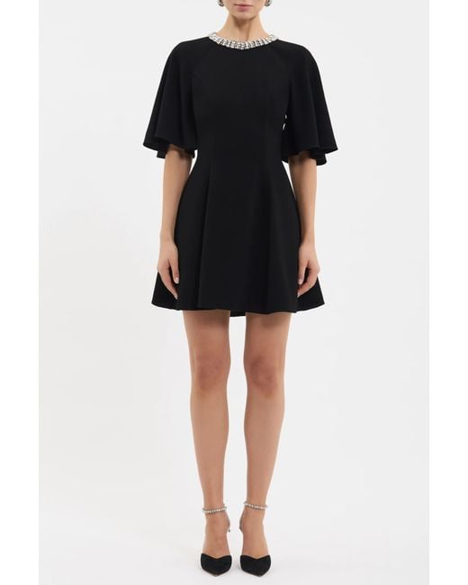 Rebecca Vallance Black Noemie Mini Dress