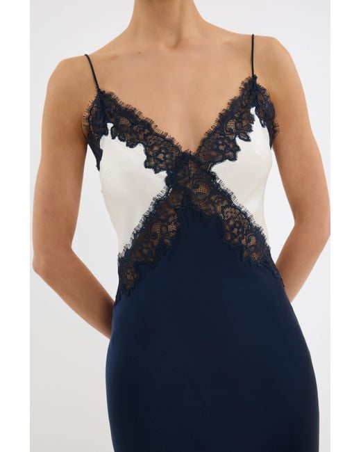 Rebecca Vallance Blue Aumoe Maxi Dress