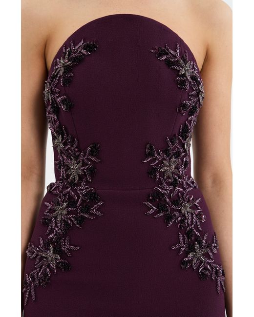 Rebecca Vallance Purple Beatrice Midi Dress
