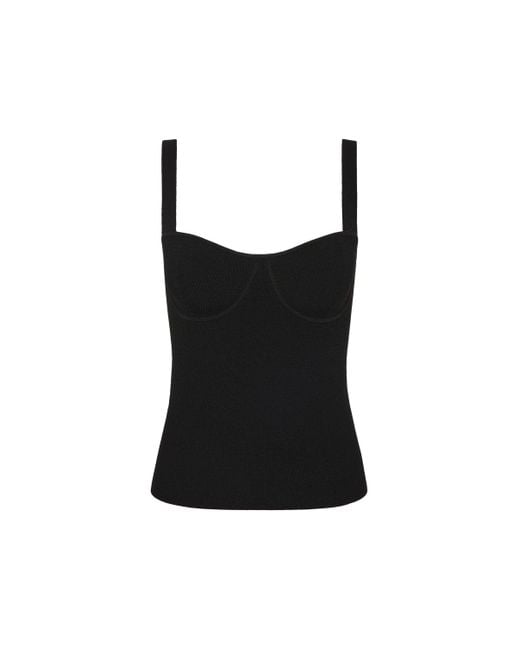 Rebecca Vallance Black Zia Knit Bralette
