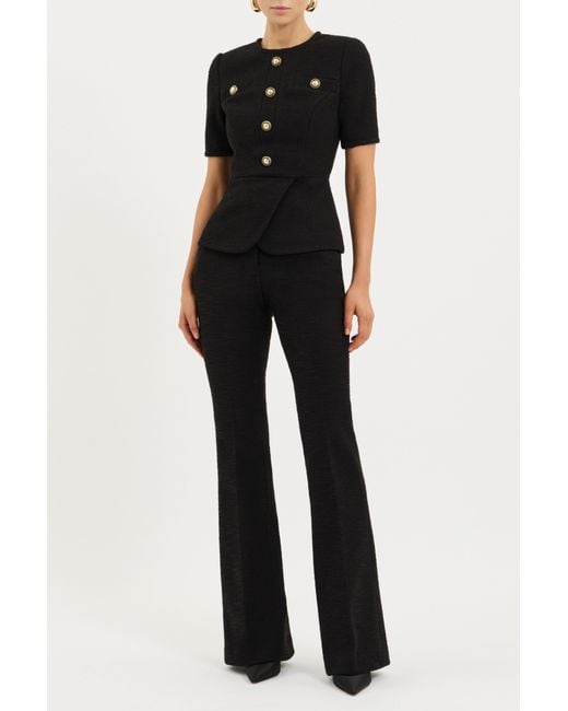 Rebecca Vallance Black Elvie Top