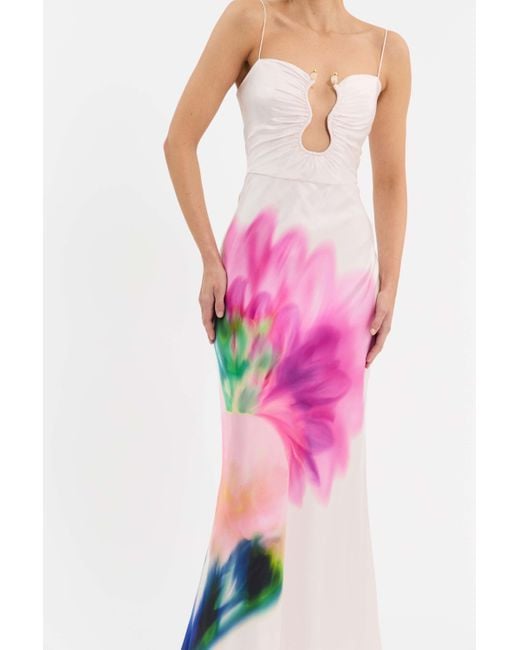 Rebecca Vallance Pink Dahlia Blossom Gown