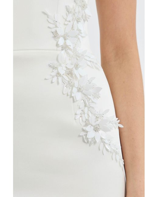 Rebecca Vallance White Xanthe Midi Dress