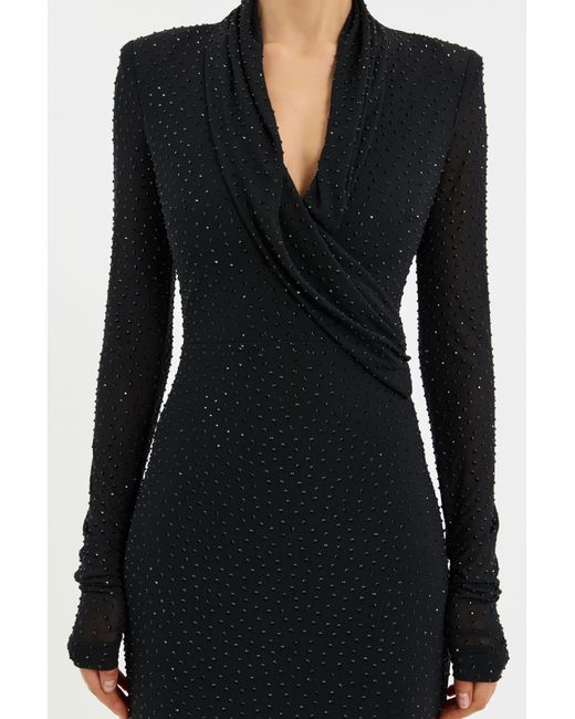 Rebecca Vallance Black Stardust Gown