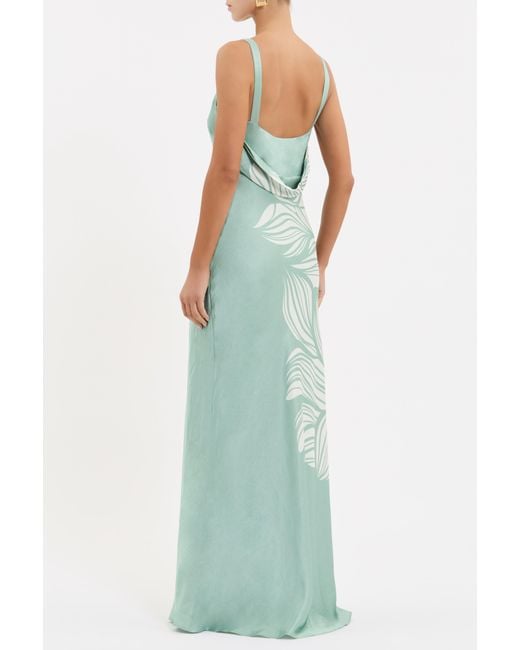 Rebecca Vallance Green Lalisa Maxi Dress
